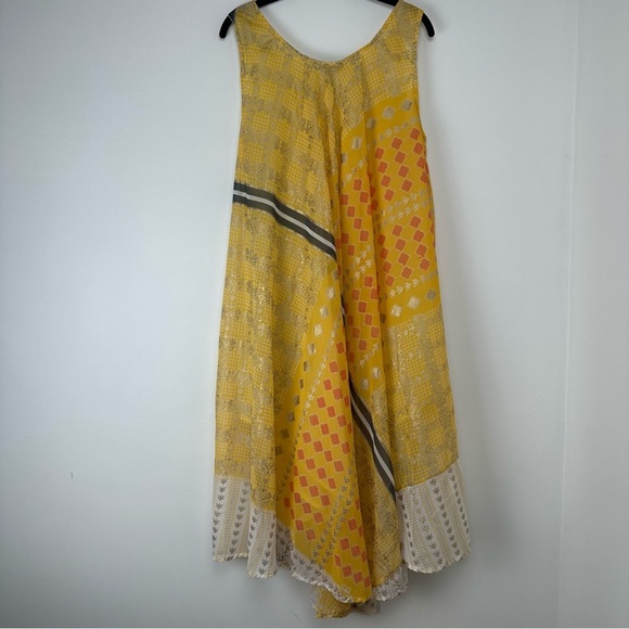 Ana & Rose Dress One Size Fits Most Beachy Boho Maximalist Patchwork Hippie - Picture 2 of 8